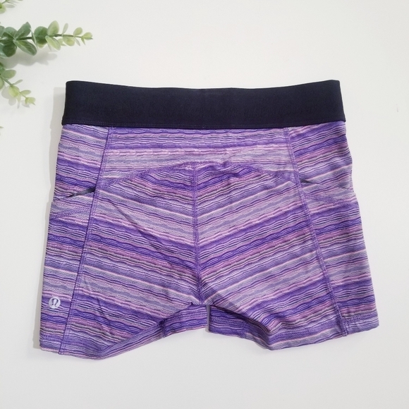 LULULEMON What The Sport Short Pink Space Dye Twist Iris Flower Pink 6 - Picture 2 of 13